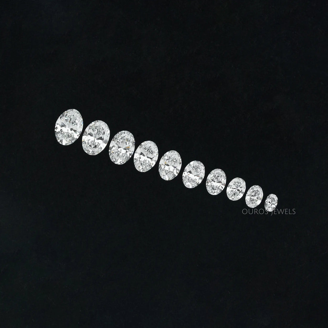 Brilliant Cut Oval Lab Grown Diamond Loose