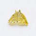 front view of 1.55 carat yellow horse cut lab grown loose diamond