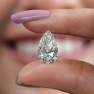 IGI Certified Pear Cut Lab Grown Diamond