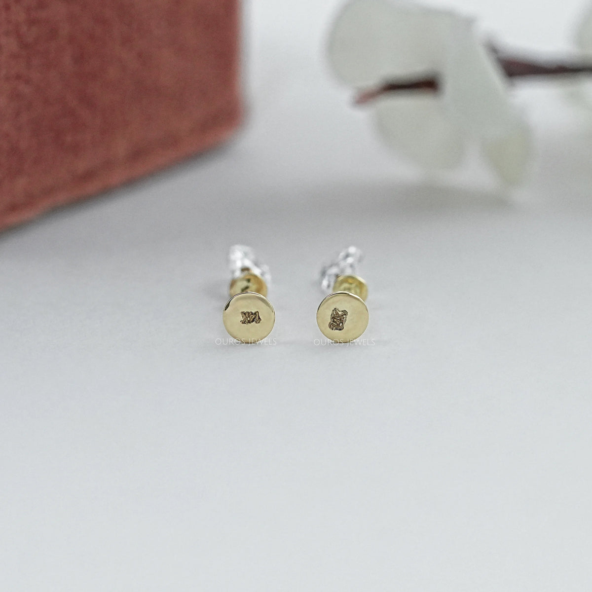 Pear Diamond Thread Screw Back Earrings Earring