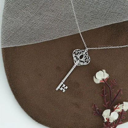 Key Shape Semi Mount Pendant