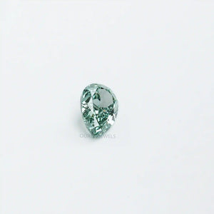 [Green Pear Shape lab Grown Diamond Best For Engagement Ring]-[Ouros Jewels]