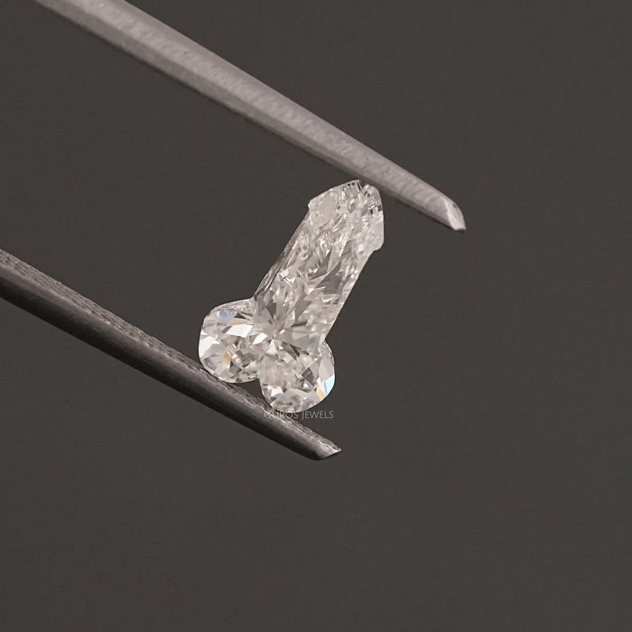 Diamant de 0,95 carat en forme de pénis, fabriqué en laboratoire