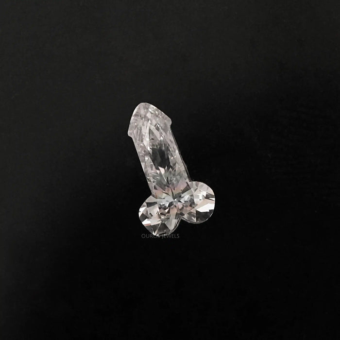 Diamant de 0,95 carat en forme de pénis, fabriqué en laboratoire