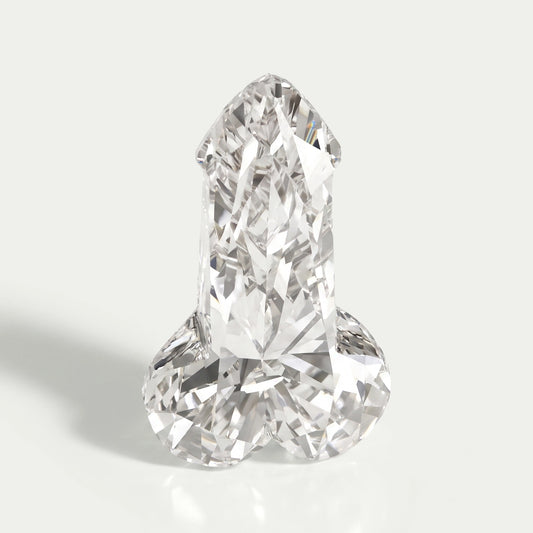 Penis Shape Lab Grown Diamond Loose