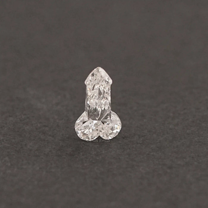 Diamant de 0,95 carat en forme de pénis, fabriqué en laboratoire