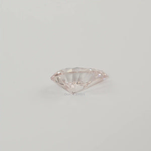 Diamant de laboratoire rose fantaisie taille poire de 5,11 carats en vrac