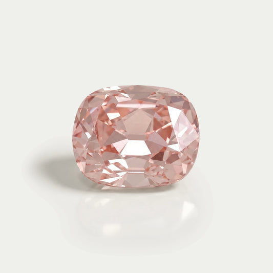 Diamant de laboratoire taille coussin rose Old Mine
