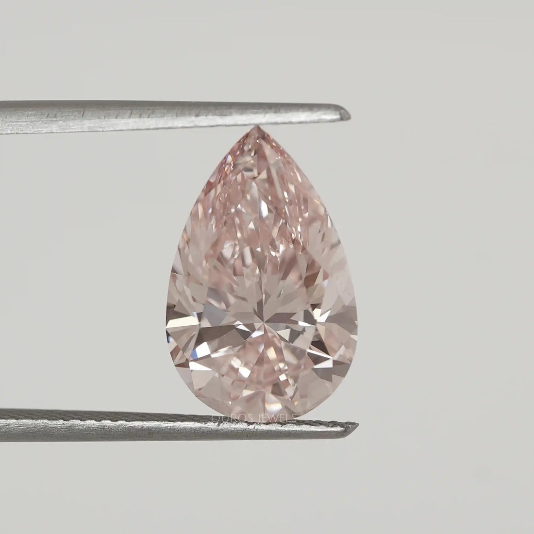 5.10 Carat Pear Cut Fancy Pink Lab Diamond Loose