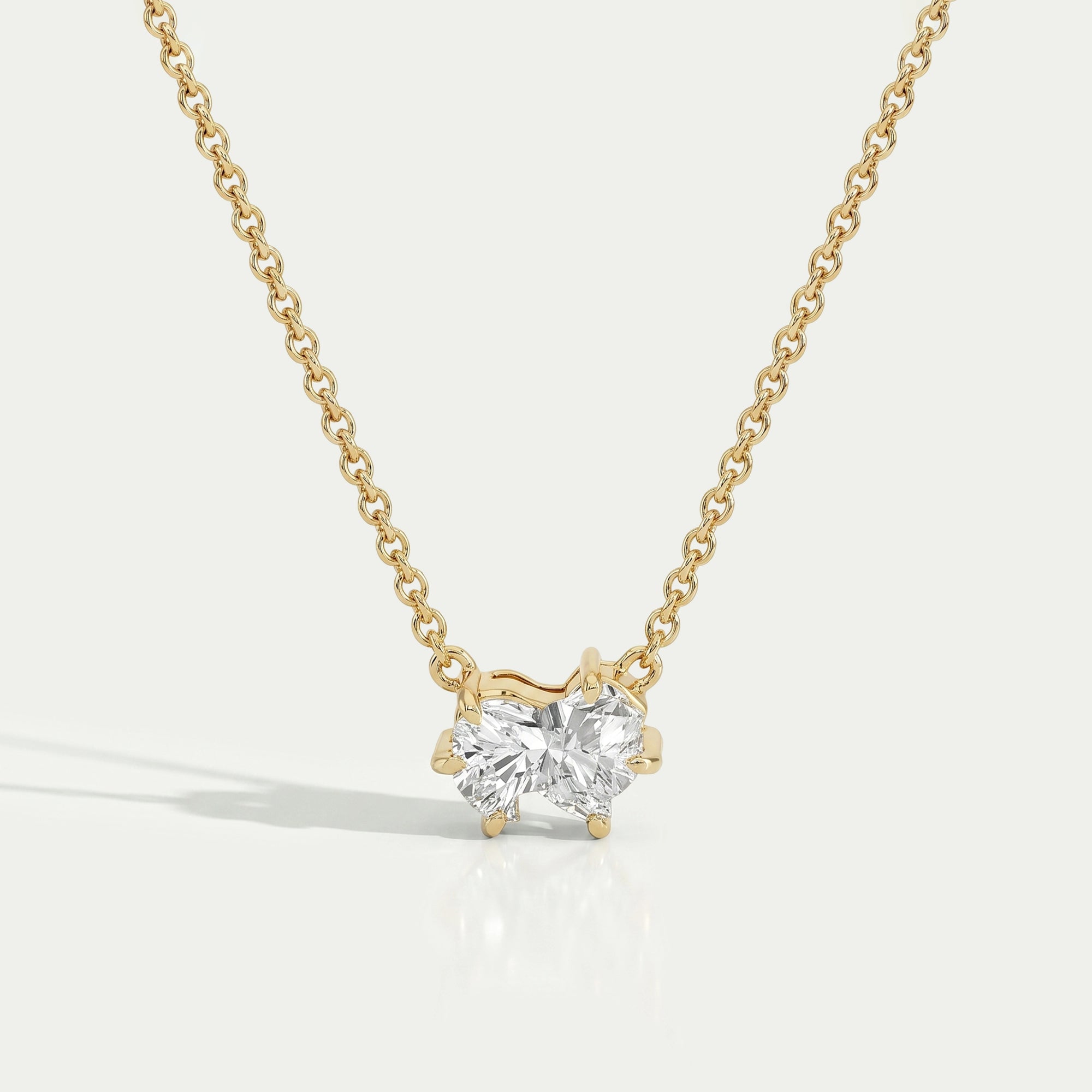 Antique Pomeranian Diamond Bezel Set Solitaire Pendant