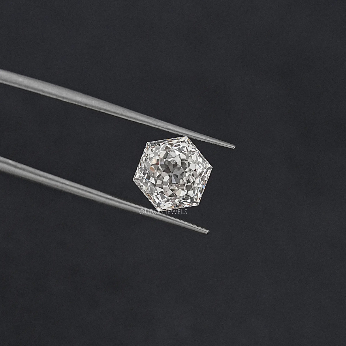 Portuguese Hexagon Cut Lab Diamond Loose Loose
