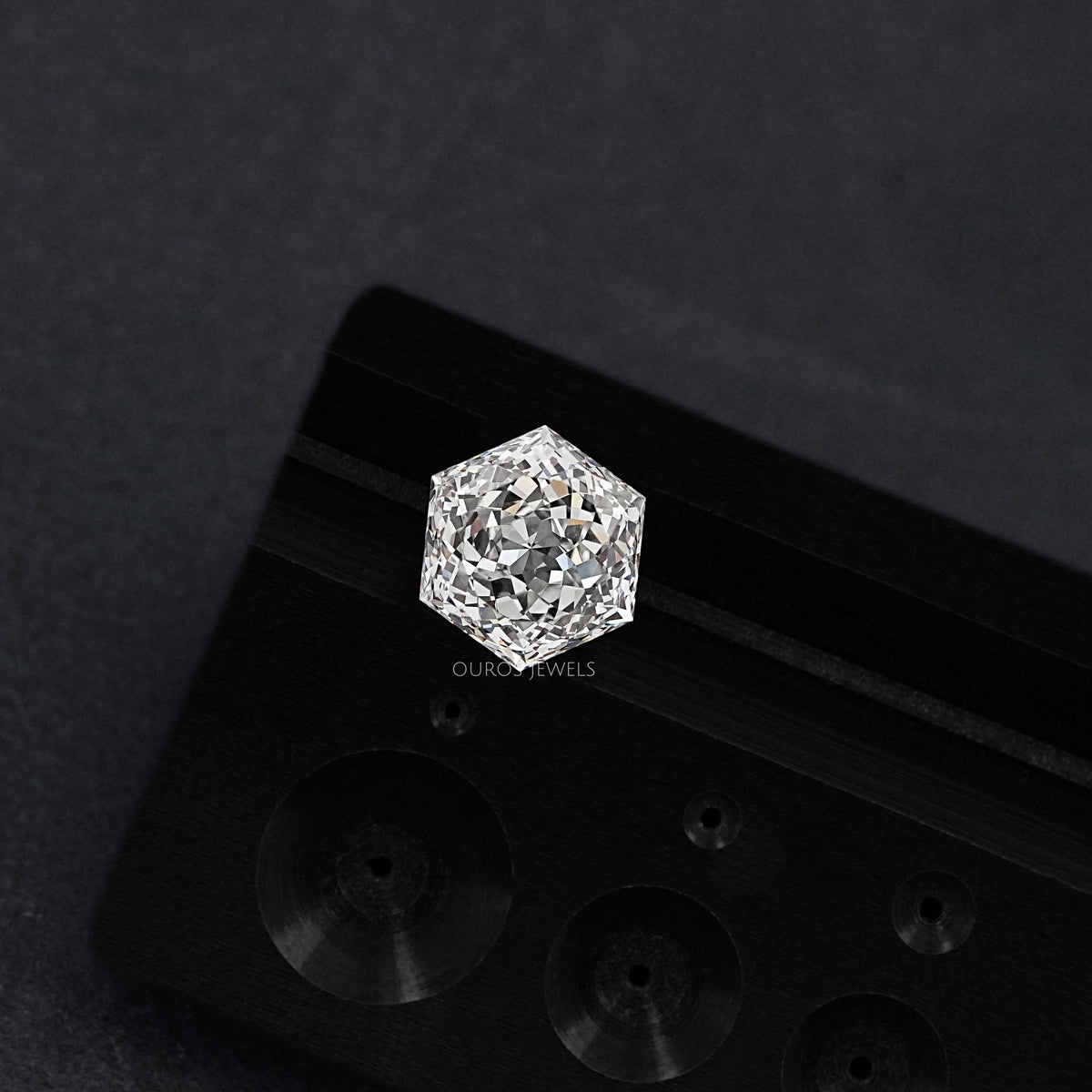 Portuguese Hexagon Cut Lab Diamond Loose Loose