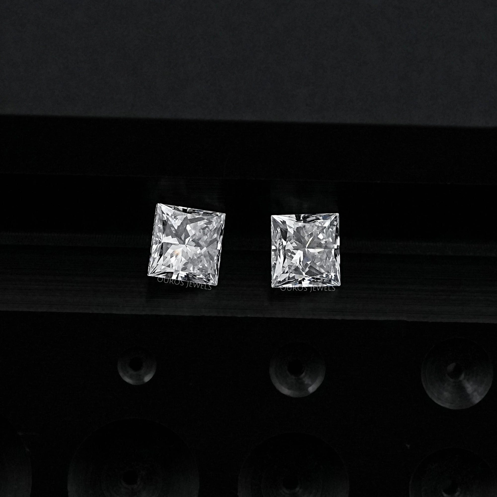 Princess Cut Lab Grown Diamond Pair Loose