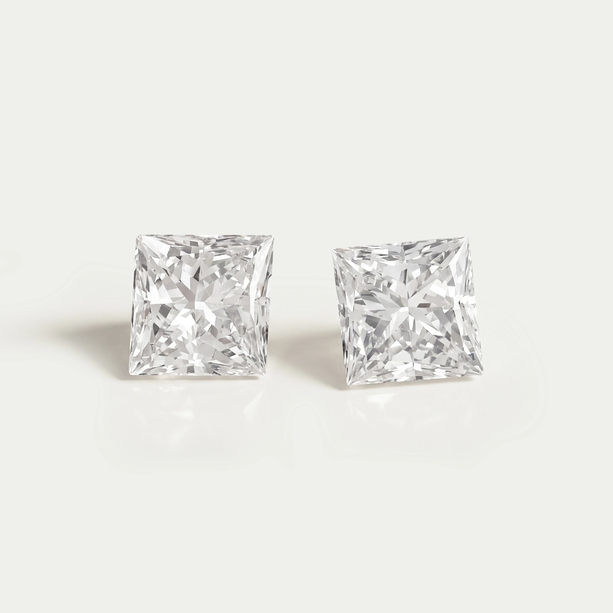 Princess Cut Lab Grown Diamond Pair