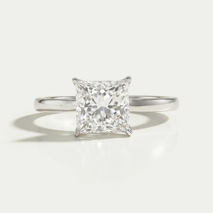 Princess Lab Grown Diamond Tulip Ring Ring
