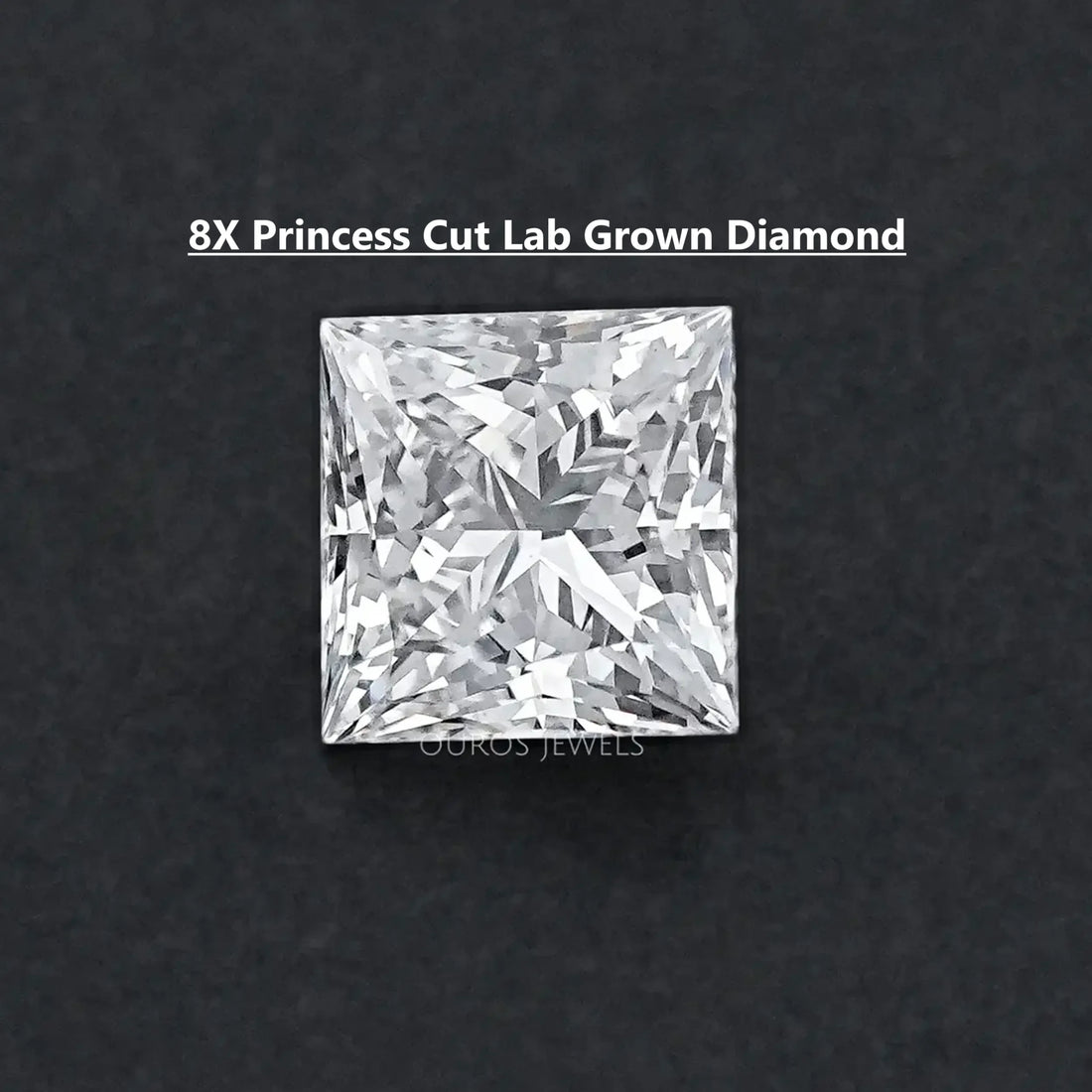 Princess 8X Cut Lab Diamond Loose Loose