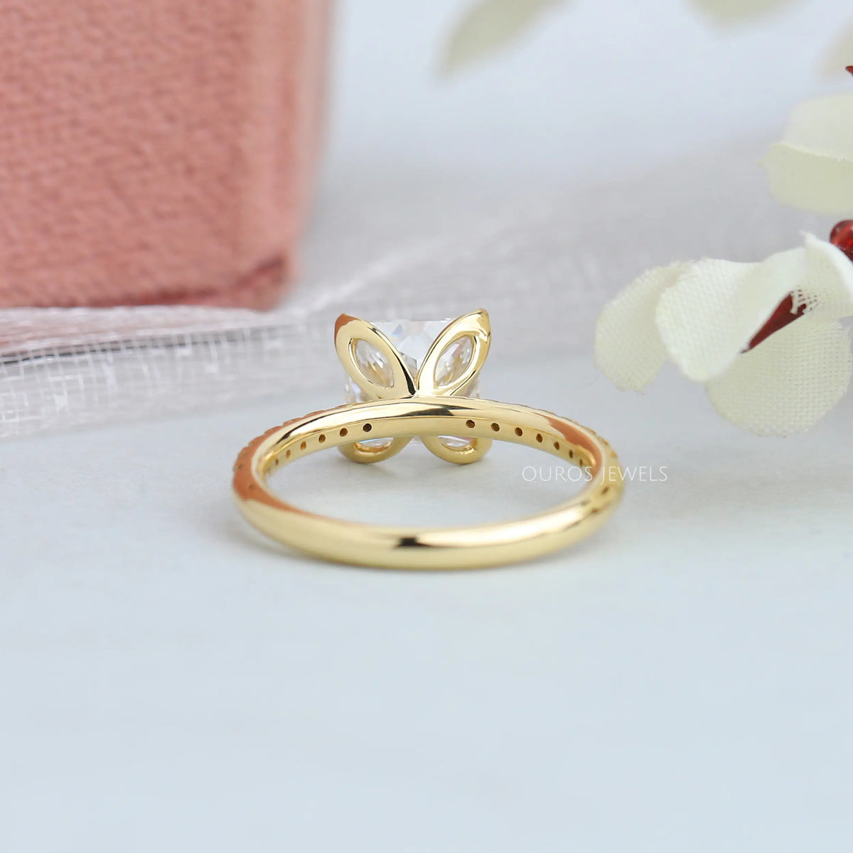 Princess Cut Solitaire Diamond Engagement Ring
