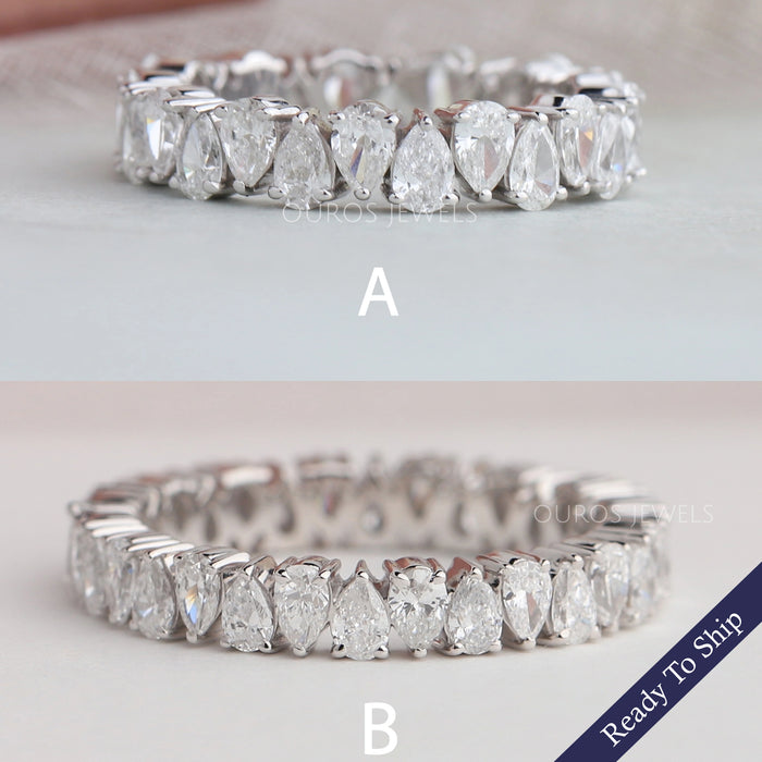 Alliance de mariage à taille poire