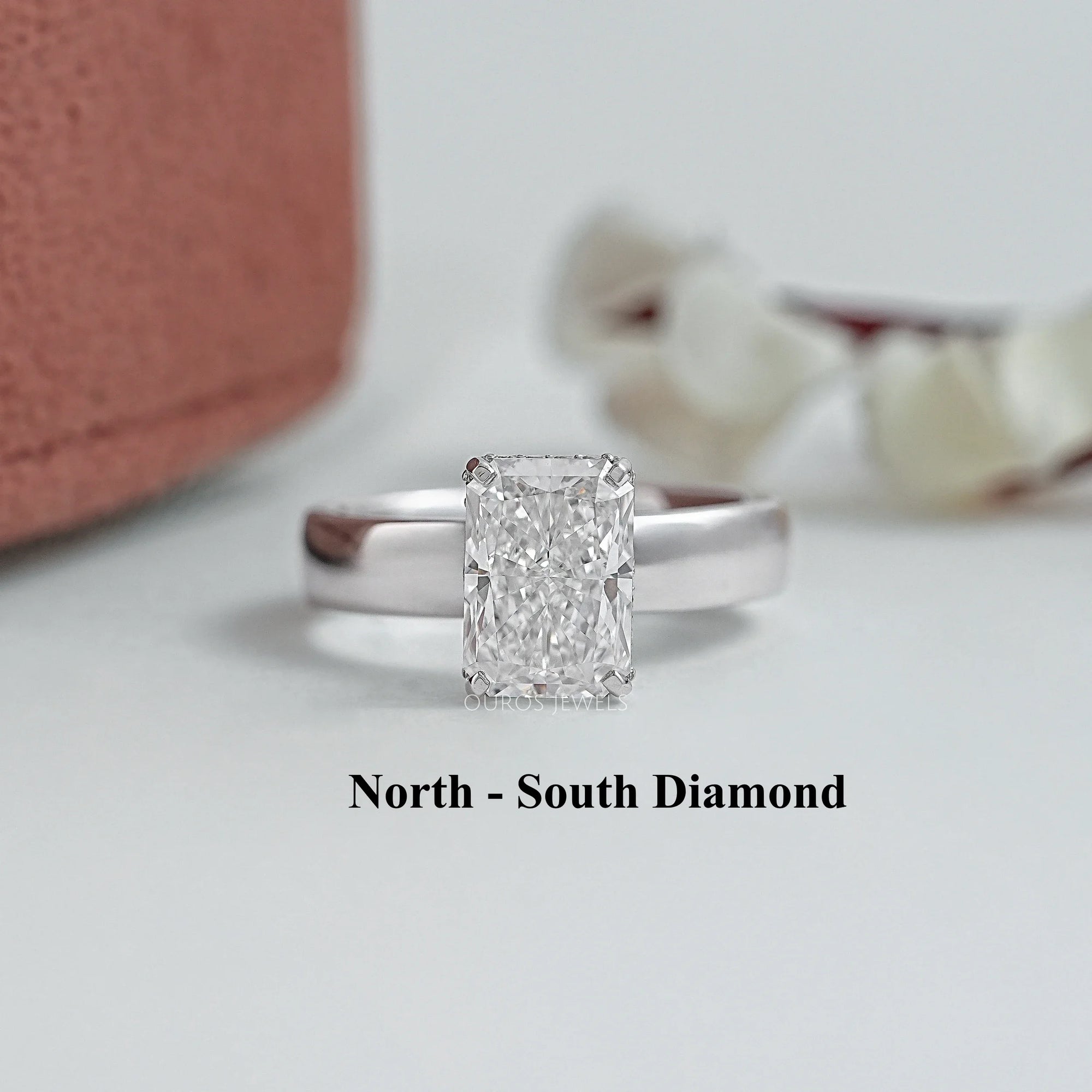 Radiant Lab Diamond Solitaire Engagement Band Ring