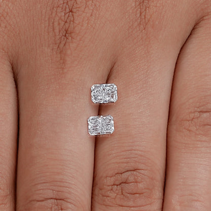 Radiant Cut Loose Lab Grown Matching Pair Loose