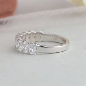 half eternity radiant diamond band