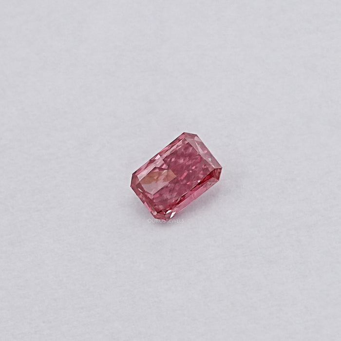 Red Radiant Lab Grown Loose Diamond