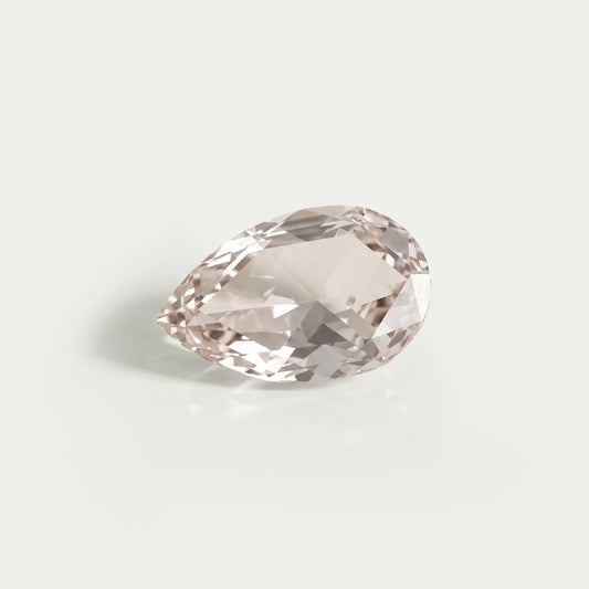 Diamant de laboratoire taille poire taille rose 