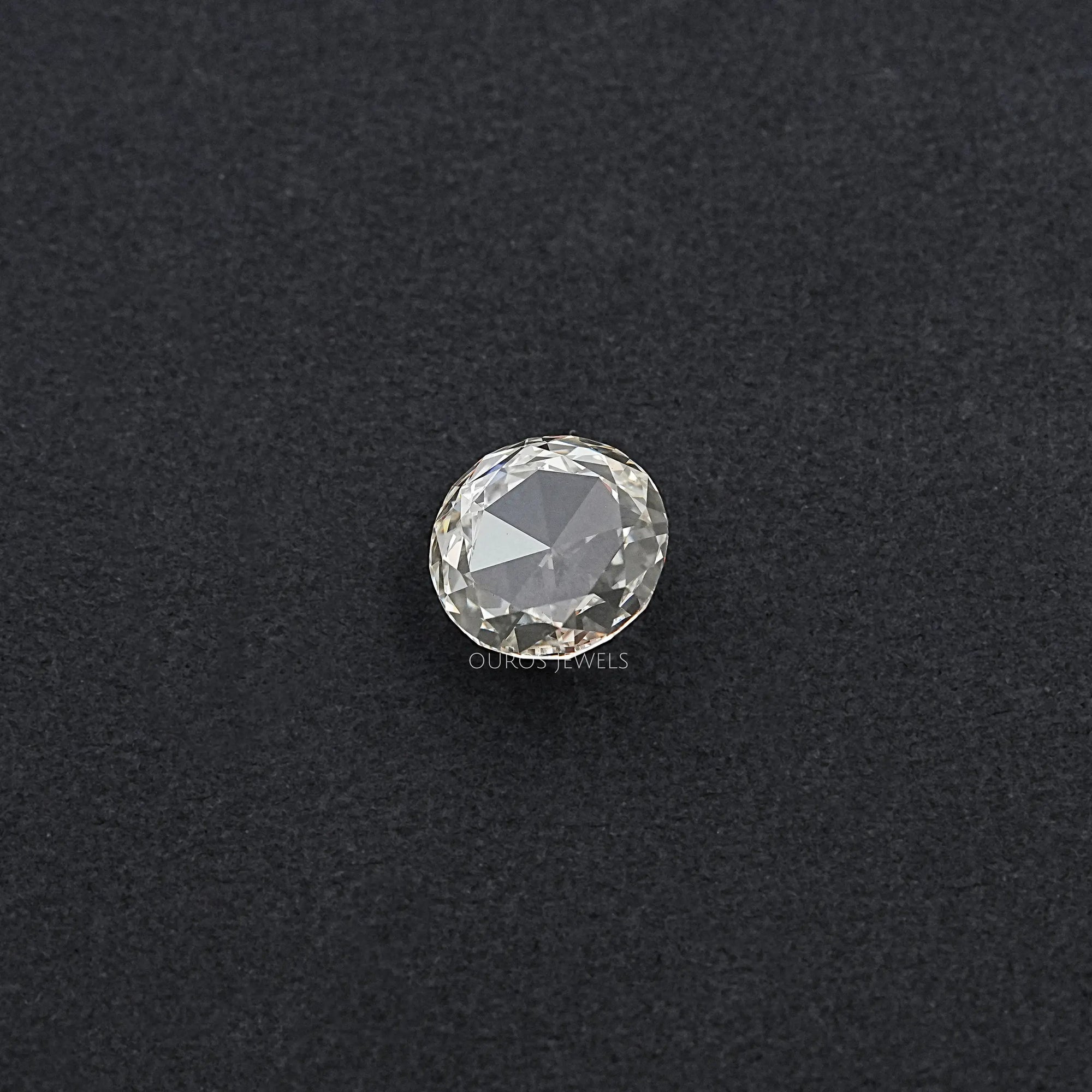 Rose Cut Round Lab Grown Diamond