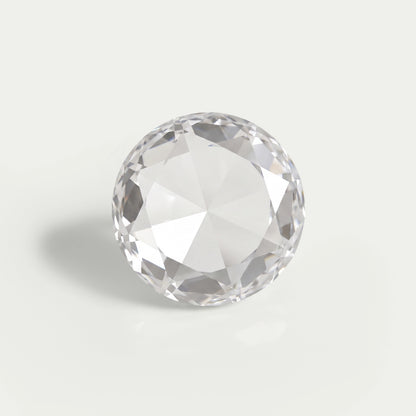 Diamant rond de laboratoire taille rose de 1,15 carat 