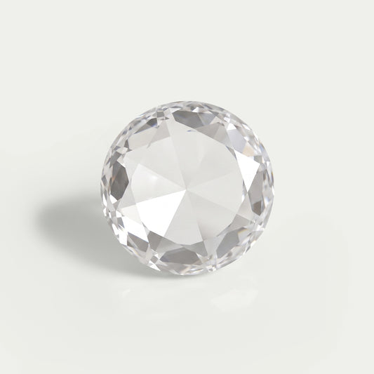 Diamant rond de laboratoire taille rose de 1,15 carat 