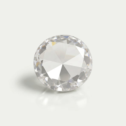 Rose Cut Round Lab Grown Diamond