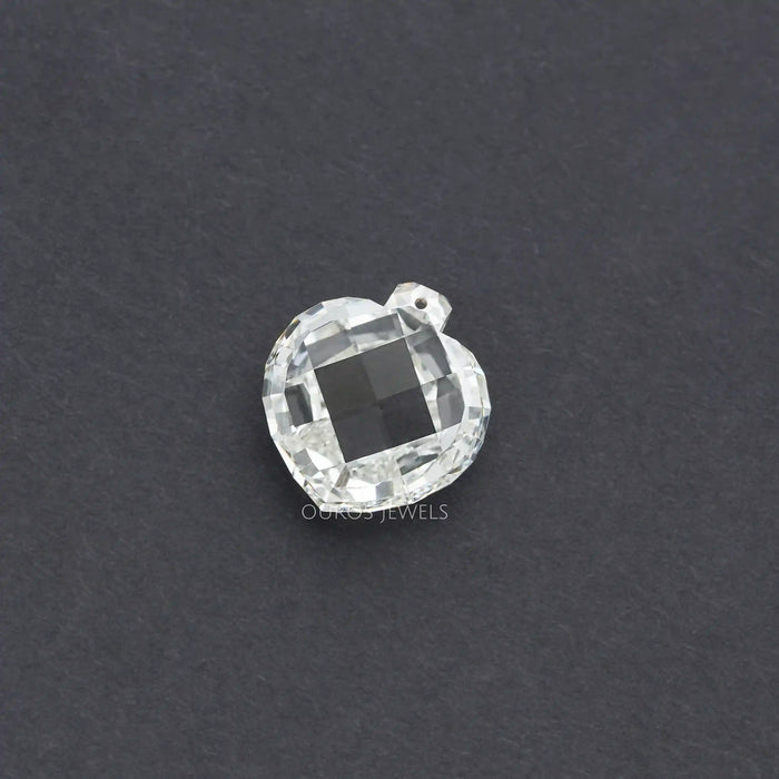 5.23 Carat Rose Cut Heart Lab Grown Diamond