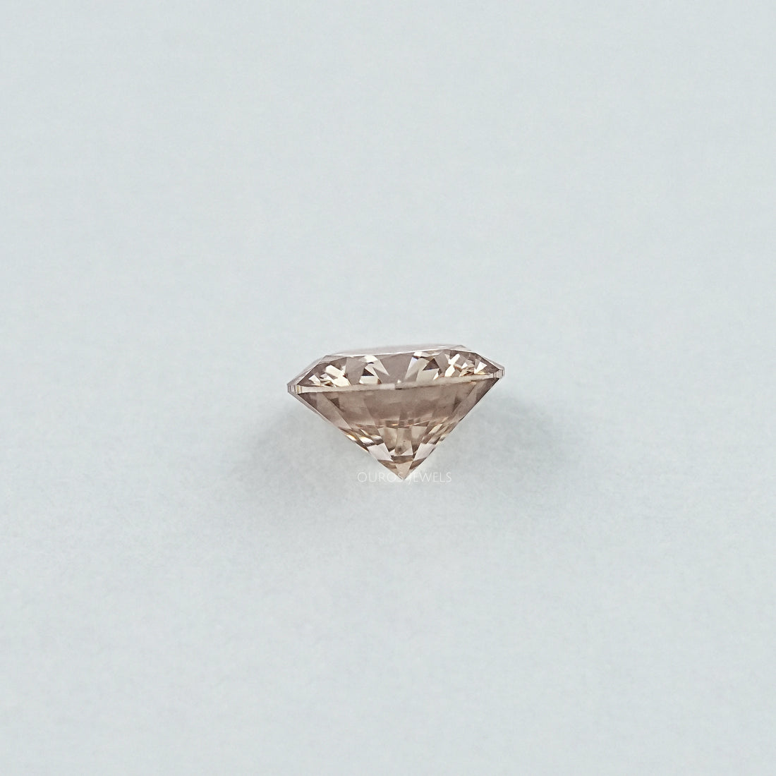 Round Cut Brown Lab Grown Diamond Loose