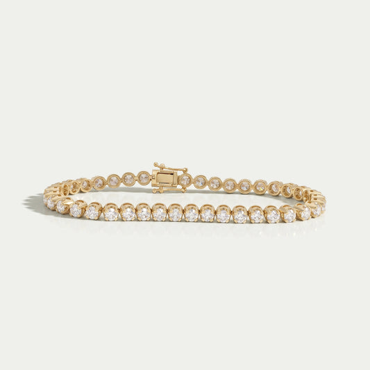 Round Lab Diamond Tennis Bracelet