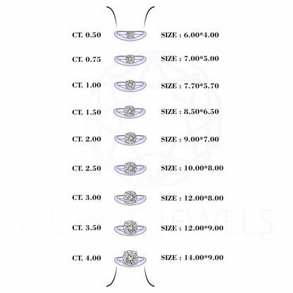 Round Cut Solitaire Wave Diamond Ring Ring