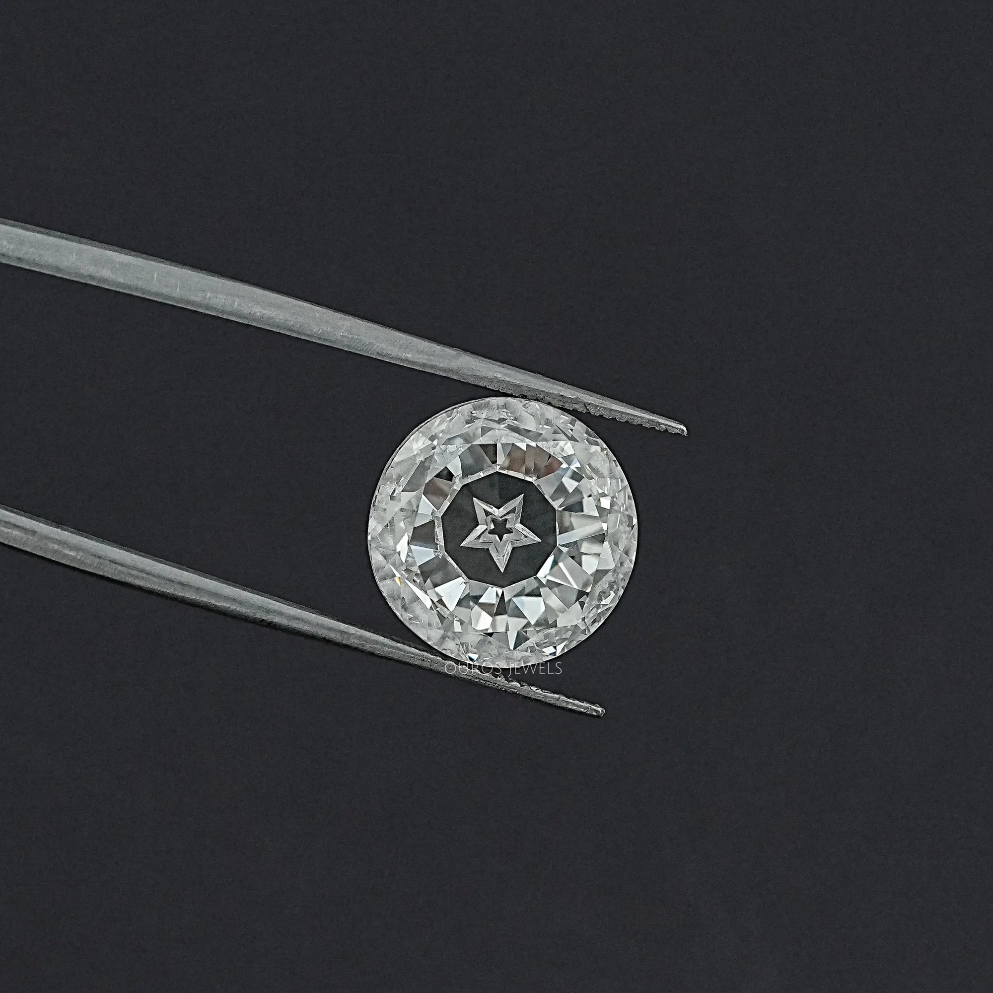Round Modified Star Cut Lab Diamond