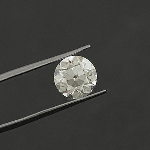 Diamant de laboratoire européen traditionnel à taille ronde 