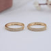 Pave Round Diamond Hoop Earrings