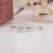 round solitaire diamond ring