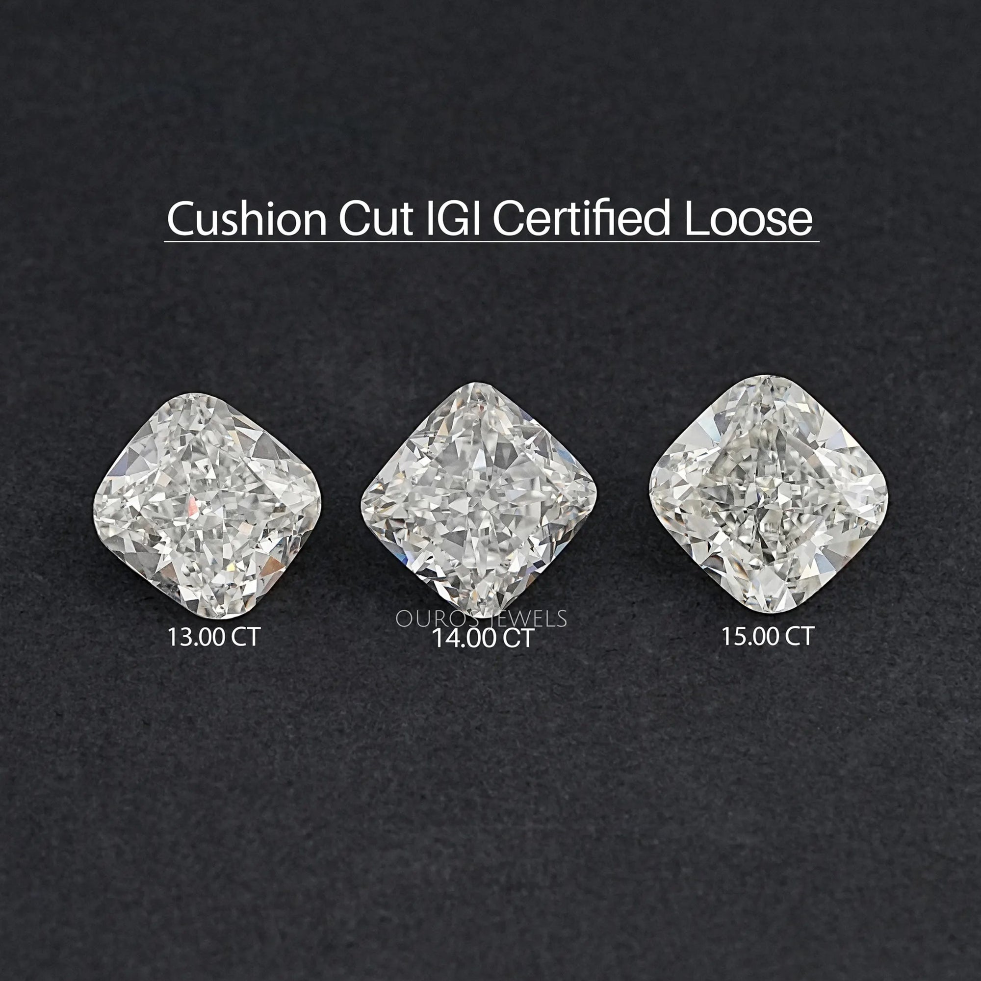 Certified Cushion Cut Lab Grown Diamond