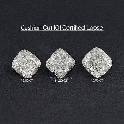 Certified Cushion Cut Lab Grown Diamond