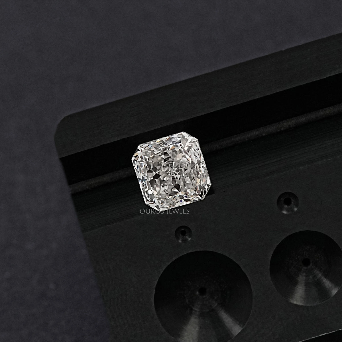 3.00 CT Square Portuguese Lab Diamond Loose Loose