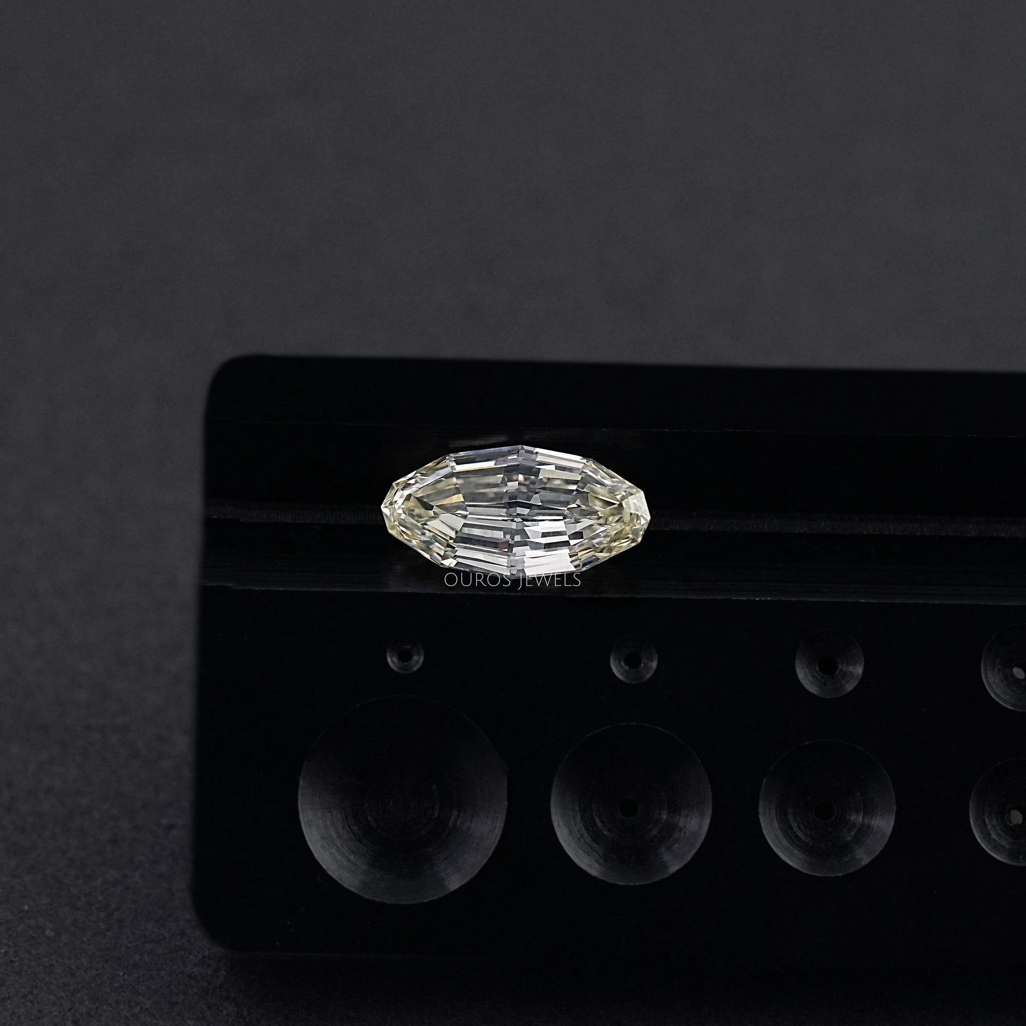 Step Cut Moval Lab Grown Loose Diamond - JK/VS Loose