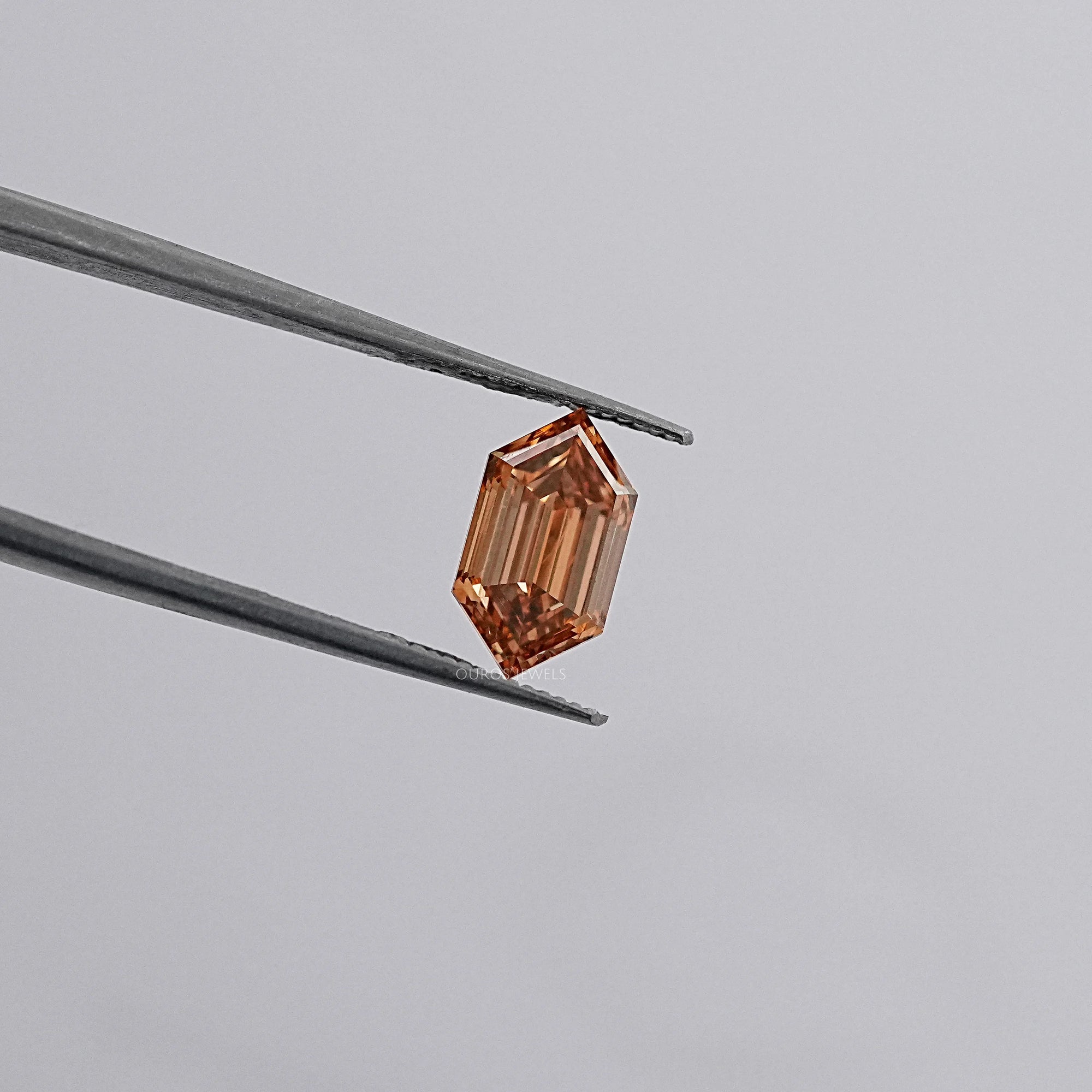 Champagne Step Cut Dutch Marquise Lab Diamond Loose