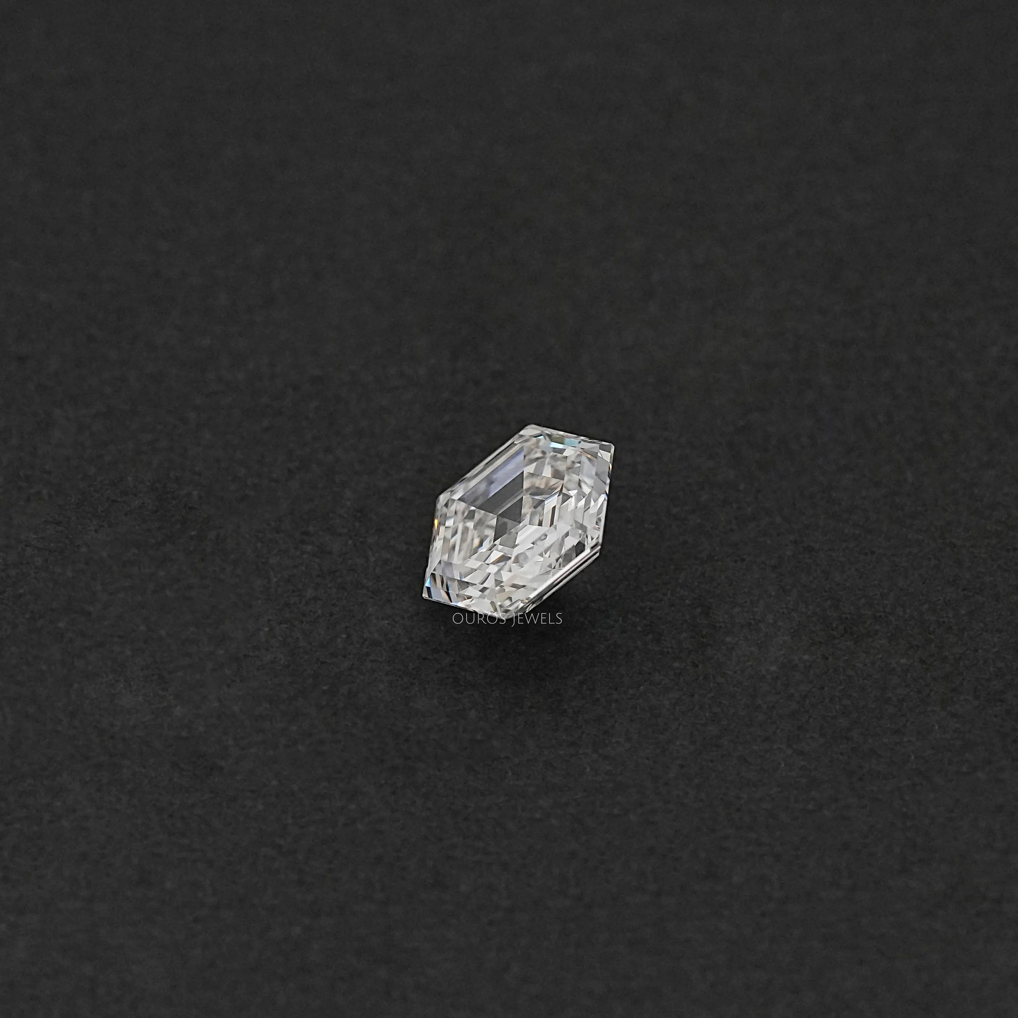 Step Cut Hexagonal Lab Antique Loose Diamond