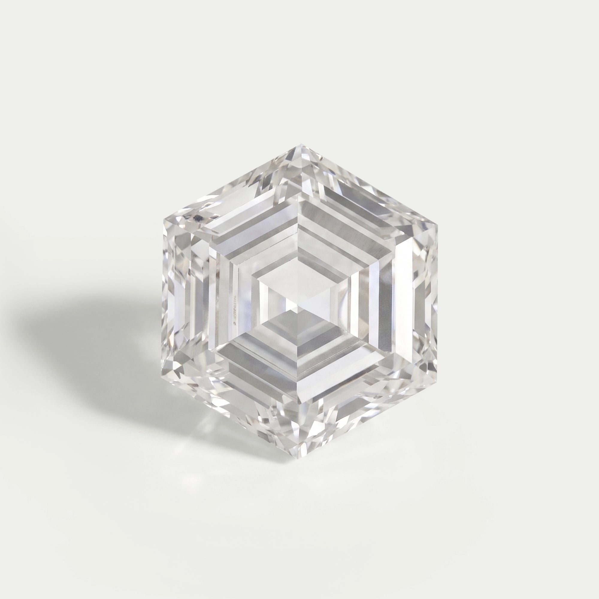 Step Cut Hexagonal Lab Antique Loose Diamond