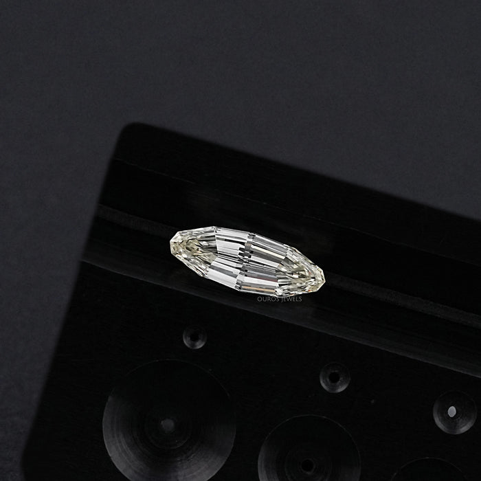 Step Cut Moval Lab Grown Loose Diamond - JK/VS