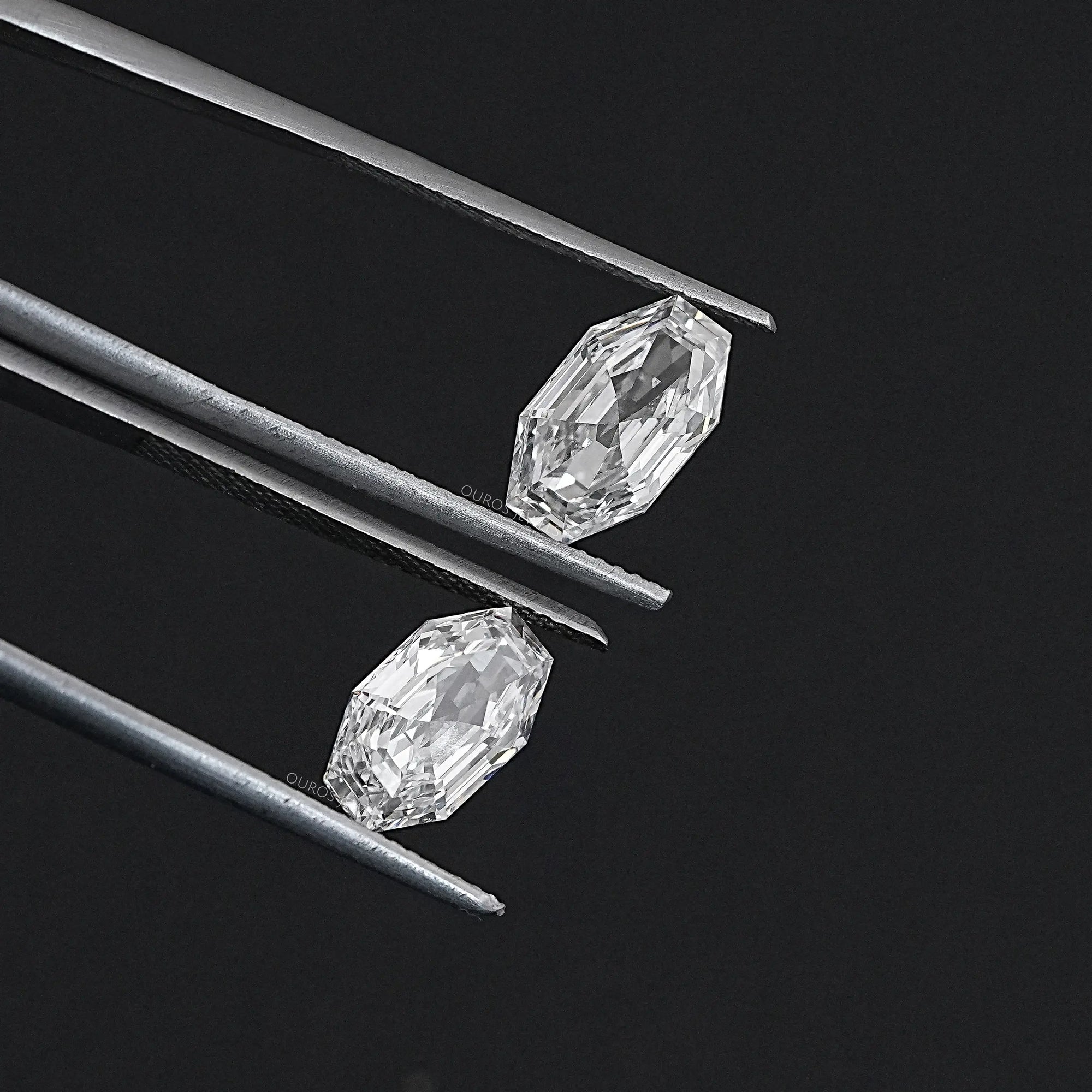 Step Cut Octagon Lab Diamond Matching Pair Loose