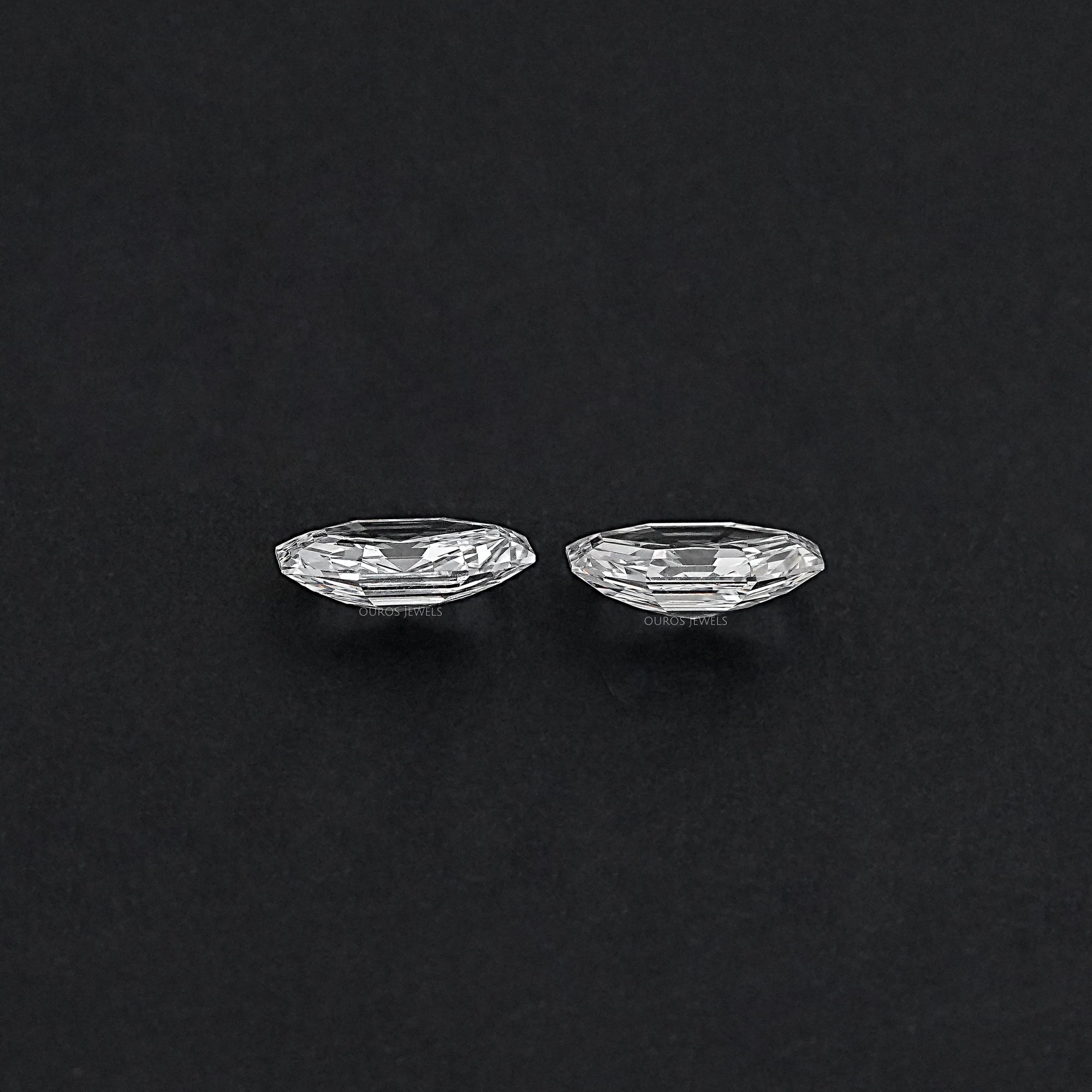 Step Cut Octagon Lab Diamond Matching Pair Loose