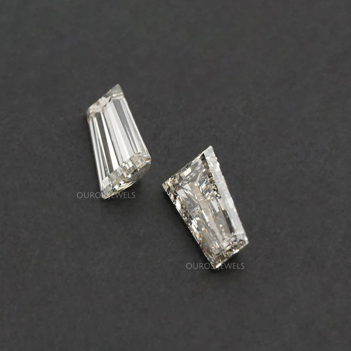 Tapered Baguette Cut Lab Grown Diamond Pair Loose